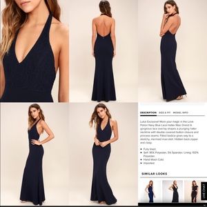 BRAND NEW Lulus halter dress